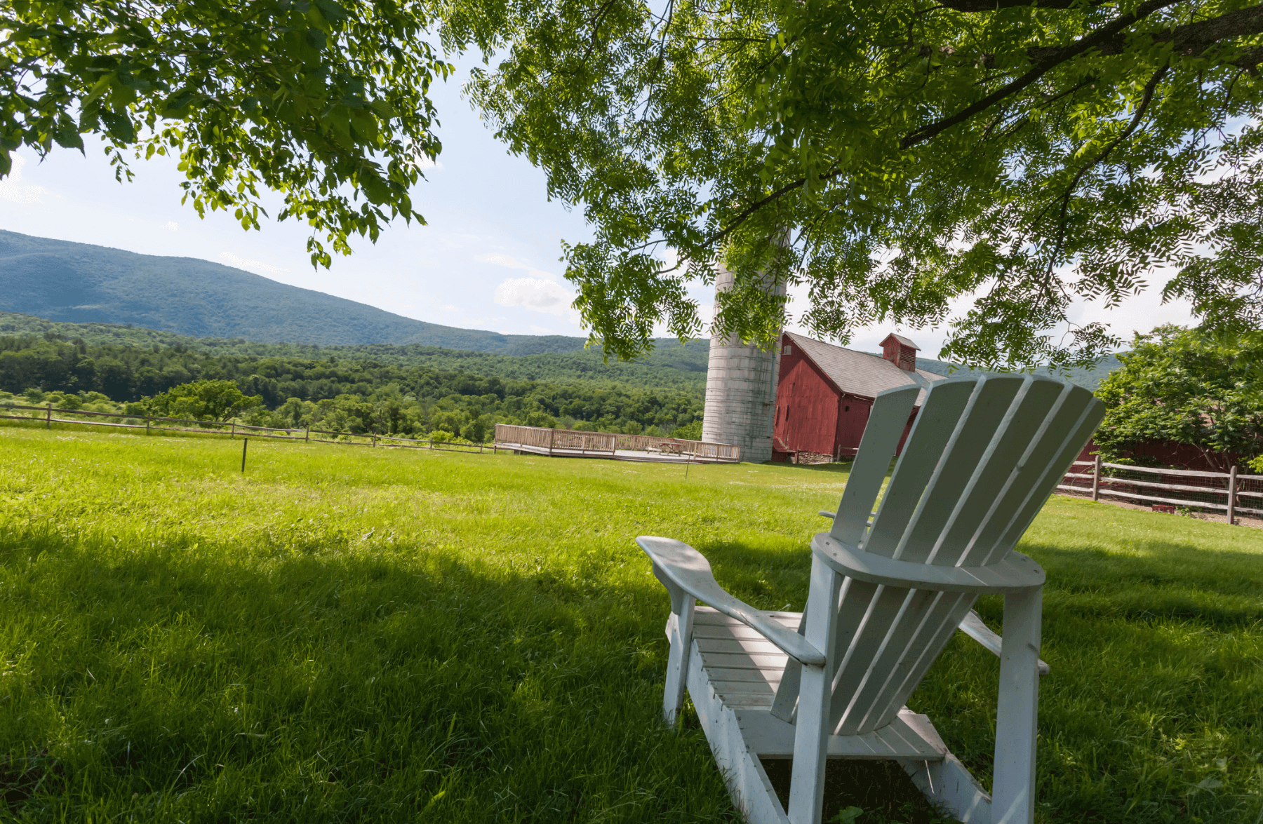 Family views home