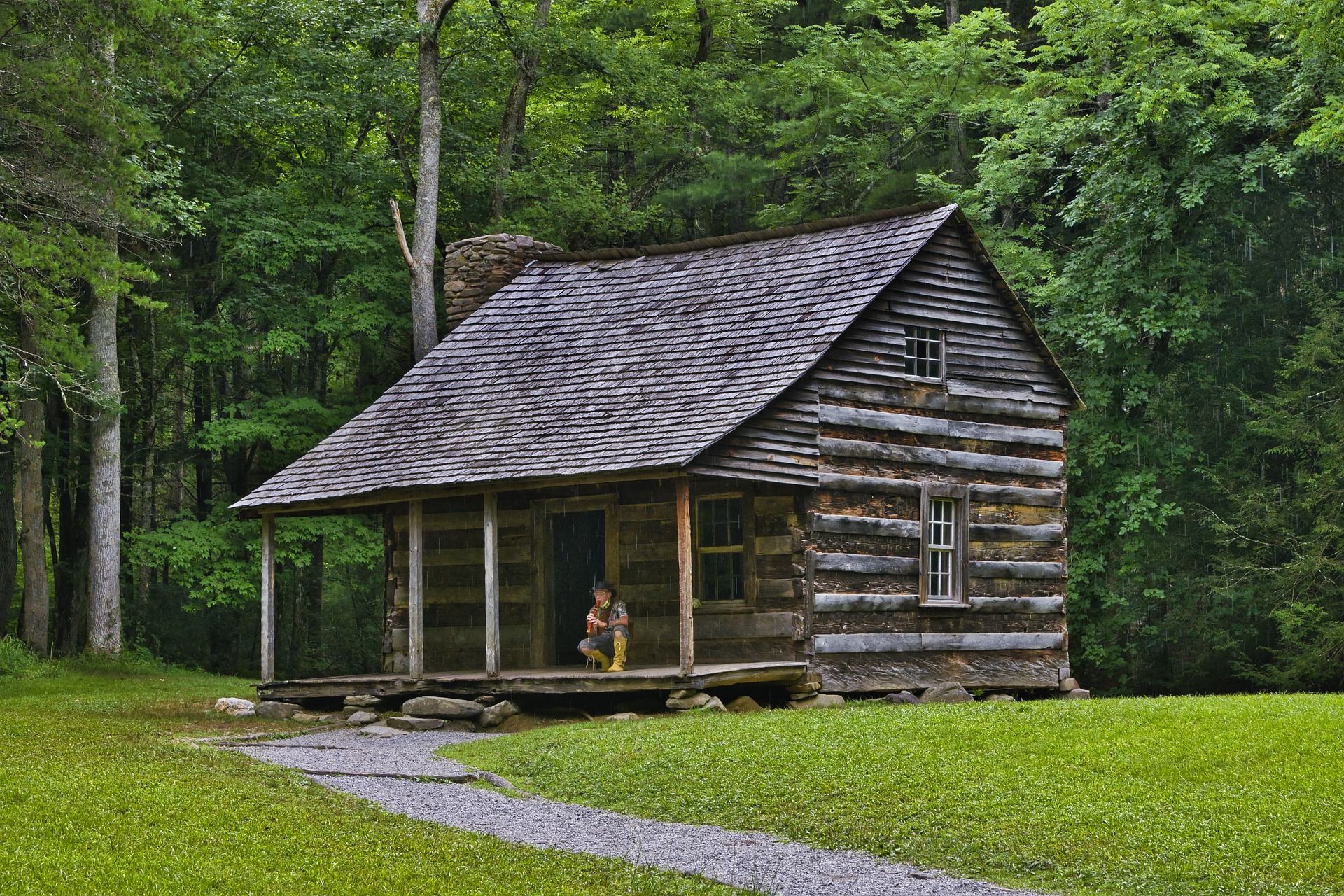 Nolensville TN log cabin
