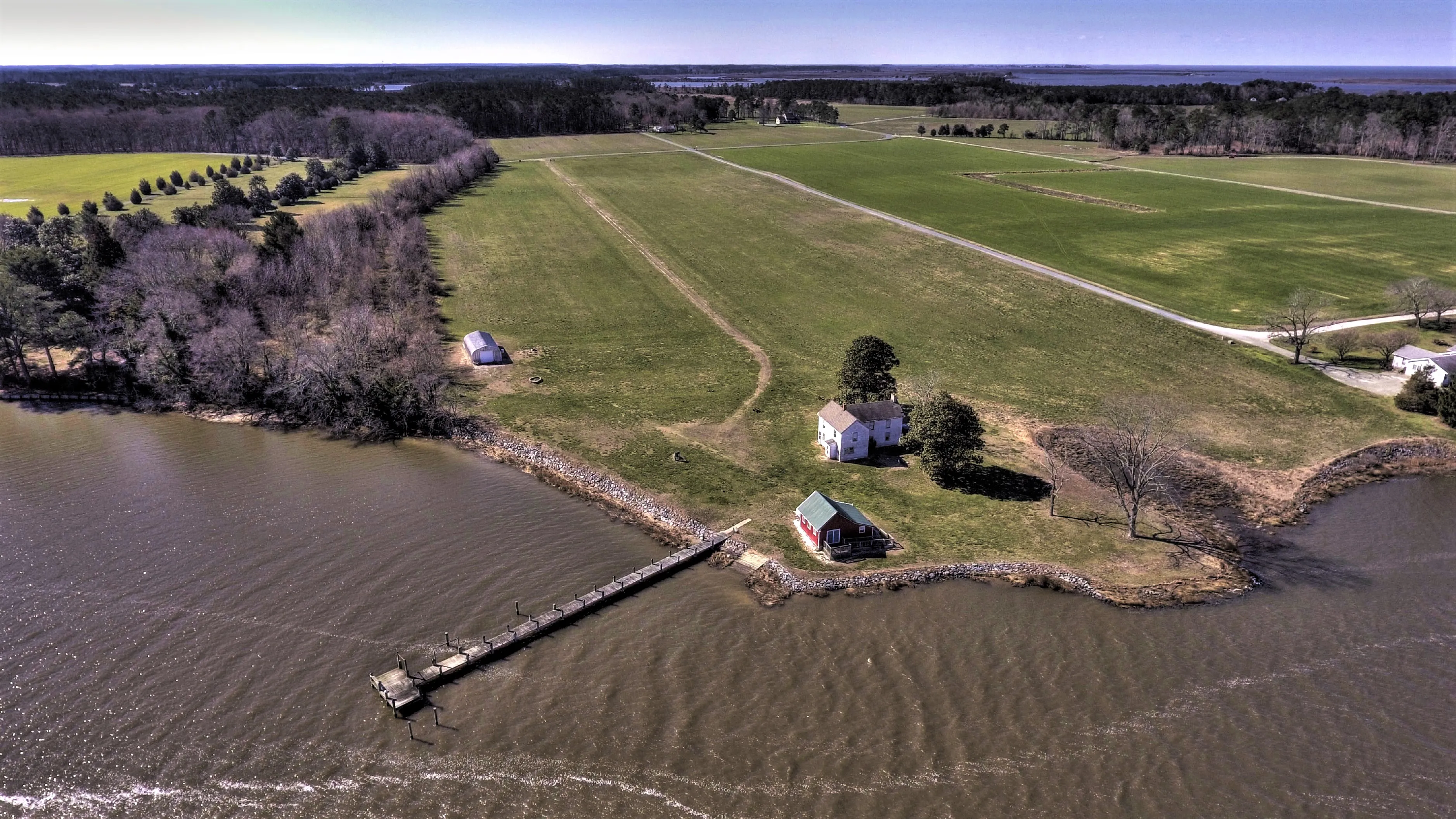 Protected shoreline on Delmarva