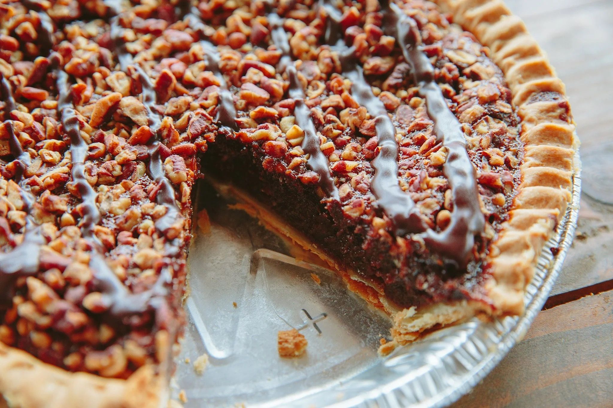 Chocolate Bourbon Pecan Pie from Petsi Pies in Somerville MA
