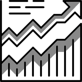 Time management, optimization and productivity linear vector icons set.