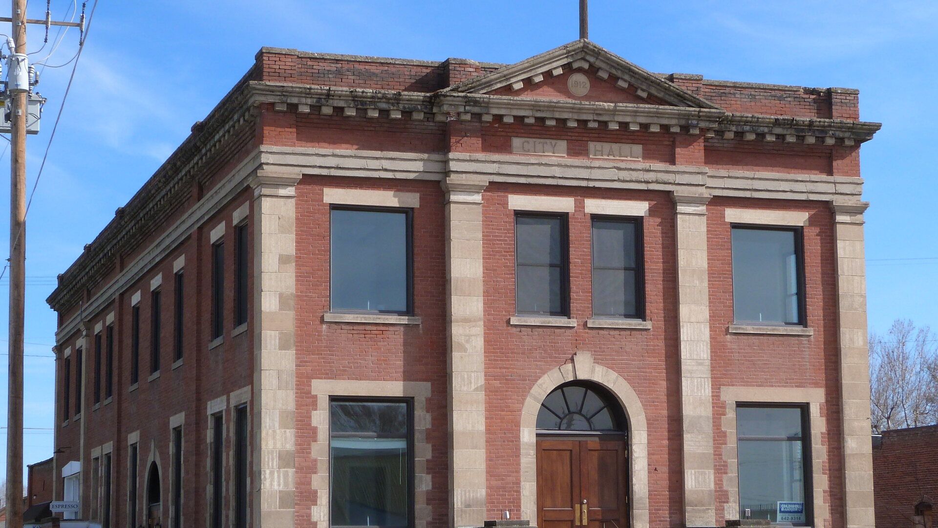 Historic Payette City Hall and Courthouse in Payette, Idaho.