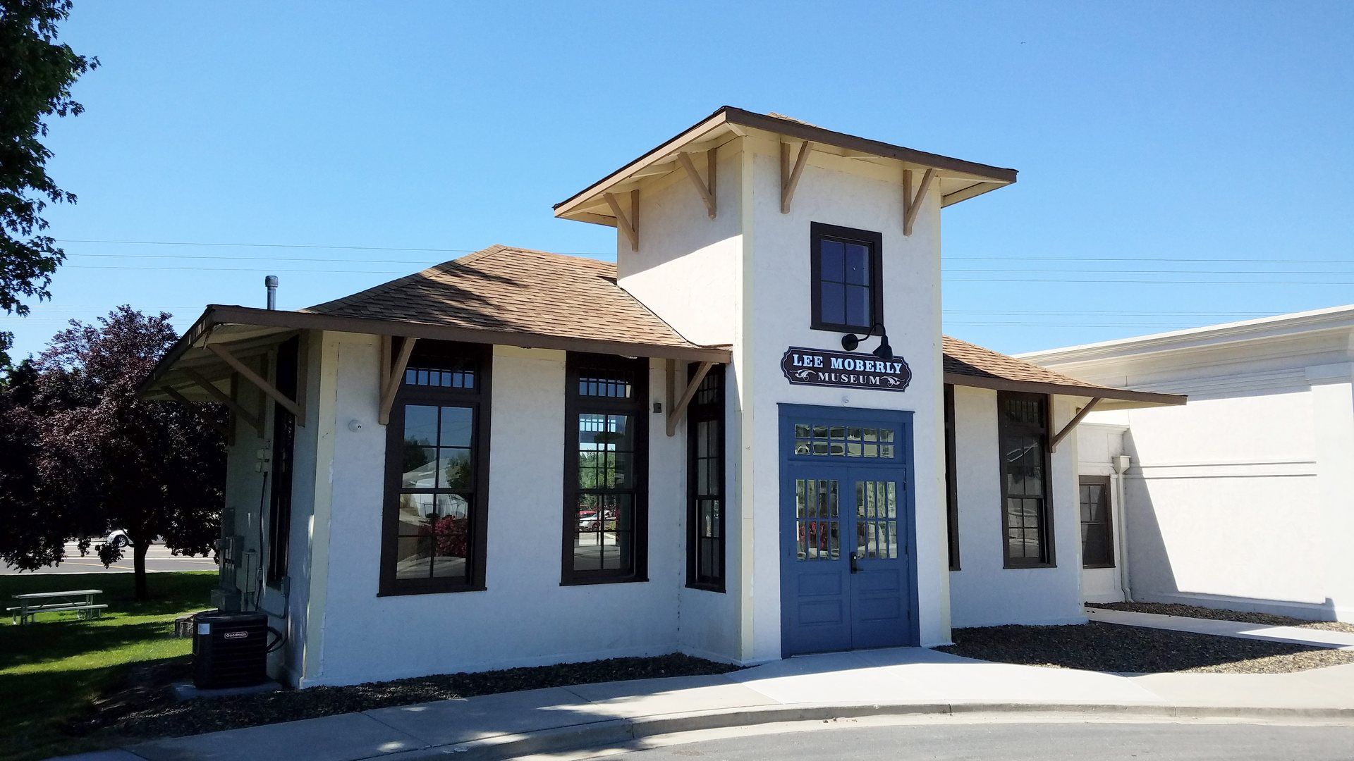 Lee Moberly Museum building in Middleton, Idaho.