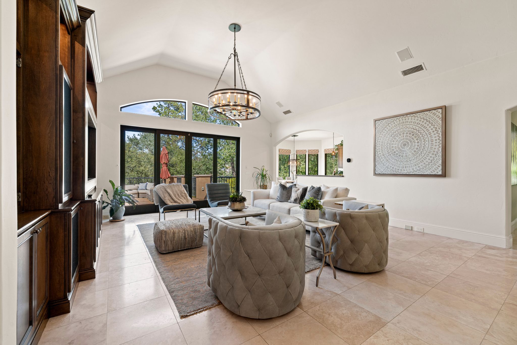 Chef's kitchen with Sub-Zero and Dacor appliances — 5161 Greyson Creek Drive, El Dorado Hills