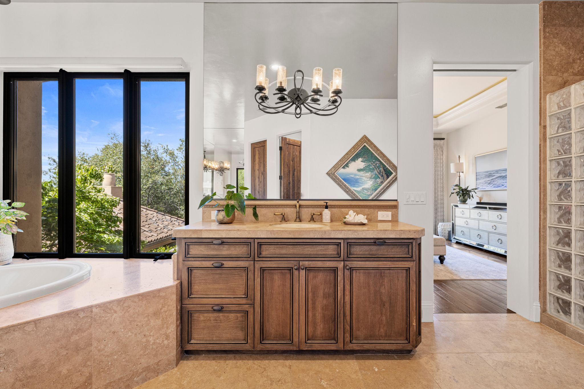 Pebble-Tec pool and spa with endless swim jets — 5161 Greyson Creek Drive, Serrano, El Dorado Hills