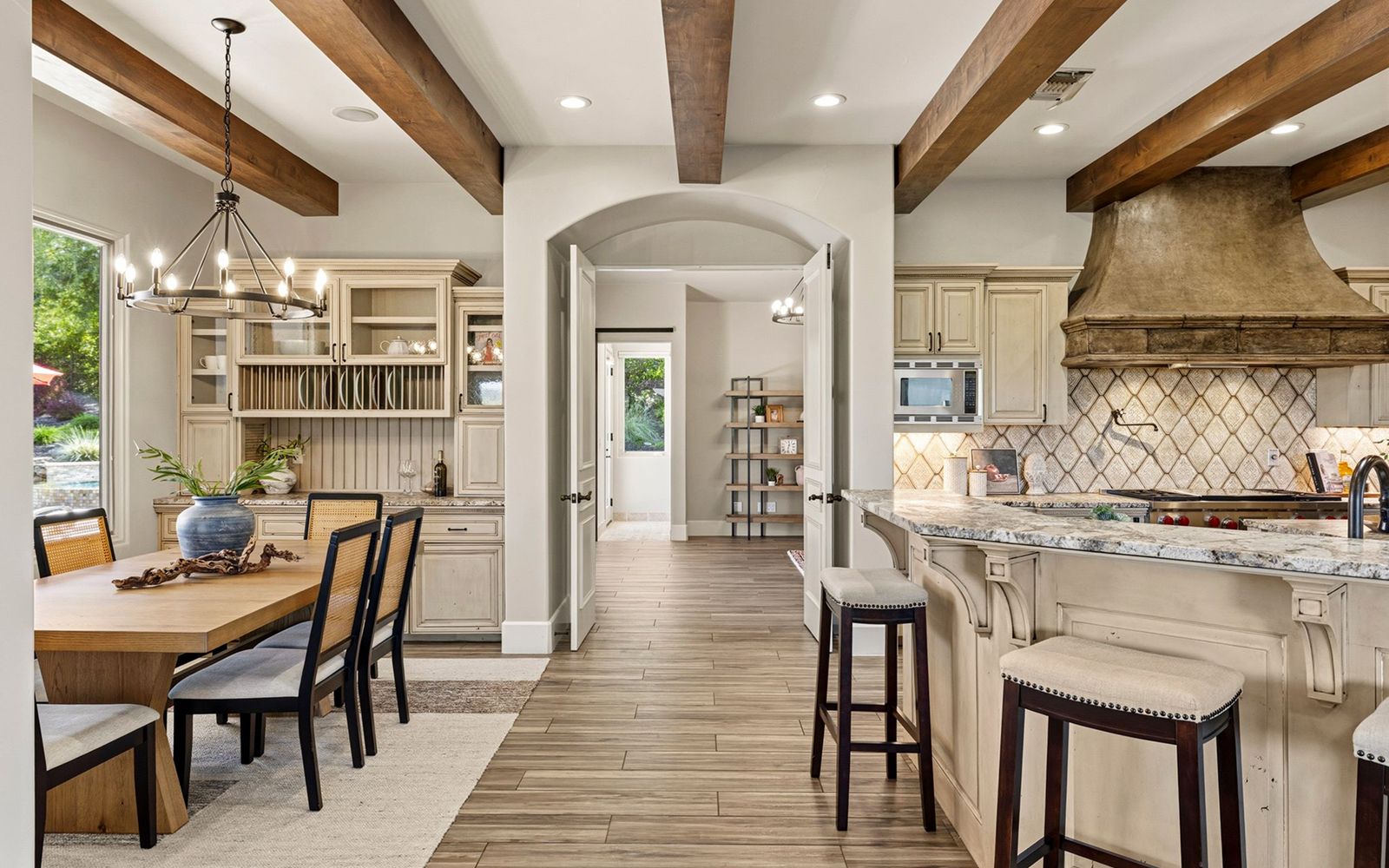 Great room with walls of glass at 4355 Gresham Drive, Vista del Prato
