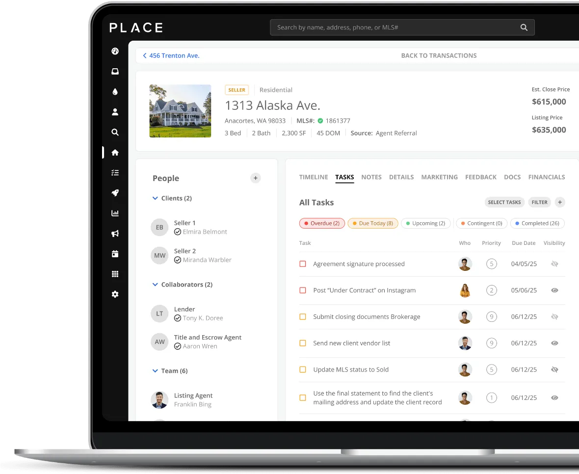 CRM listing stats