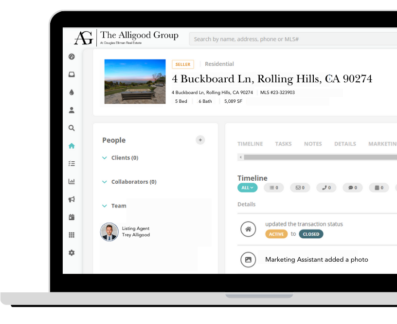 CRM listing stats