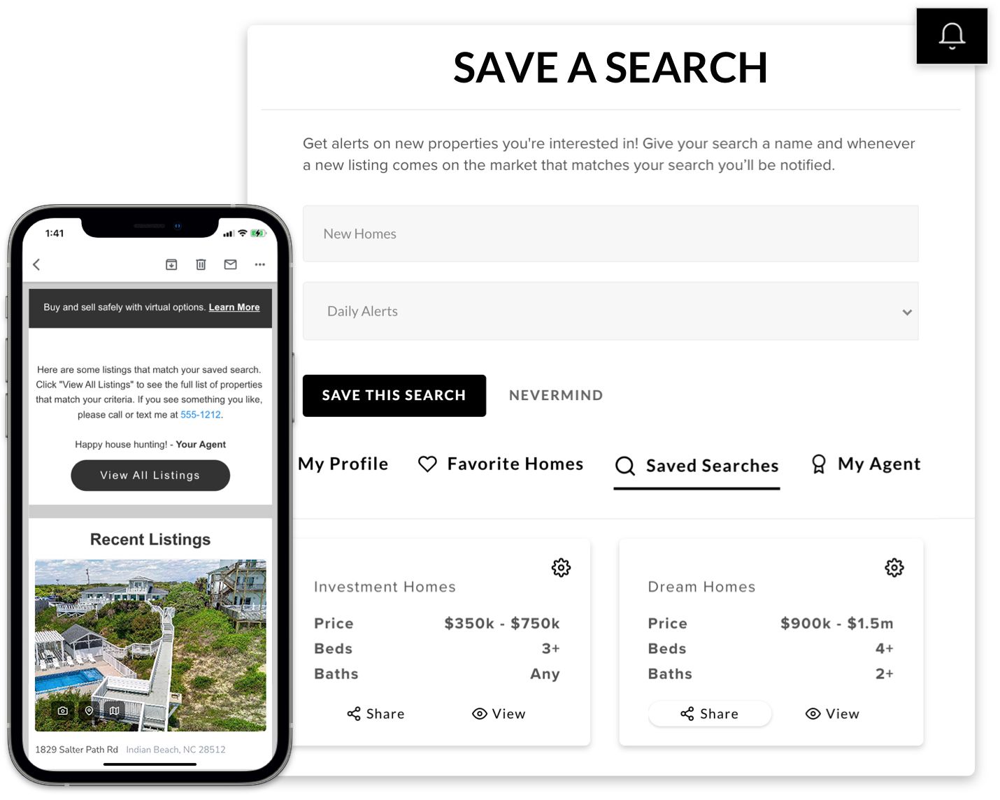 Get Alerts on New Real Estate Properties