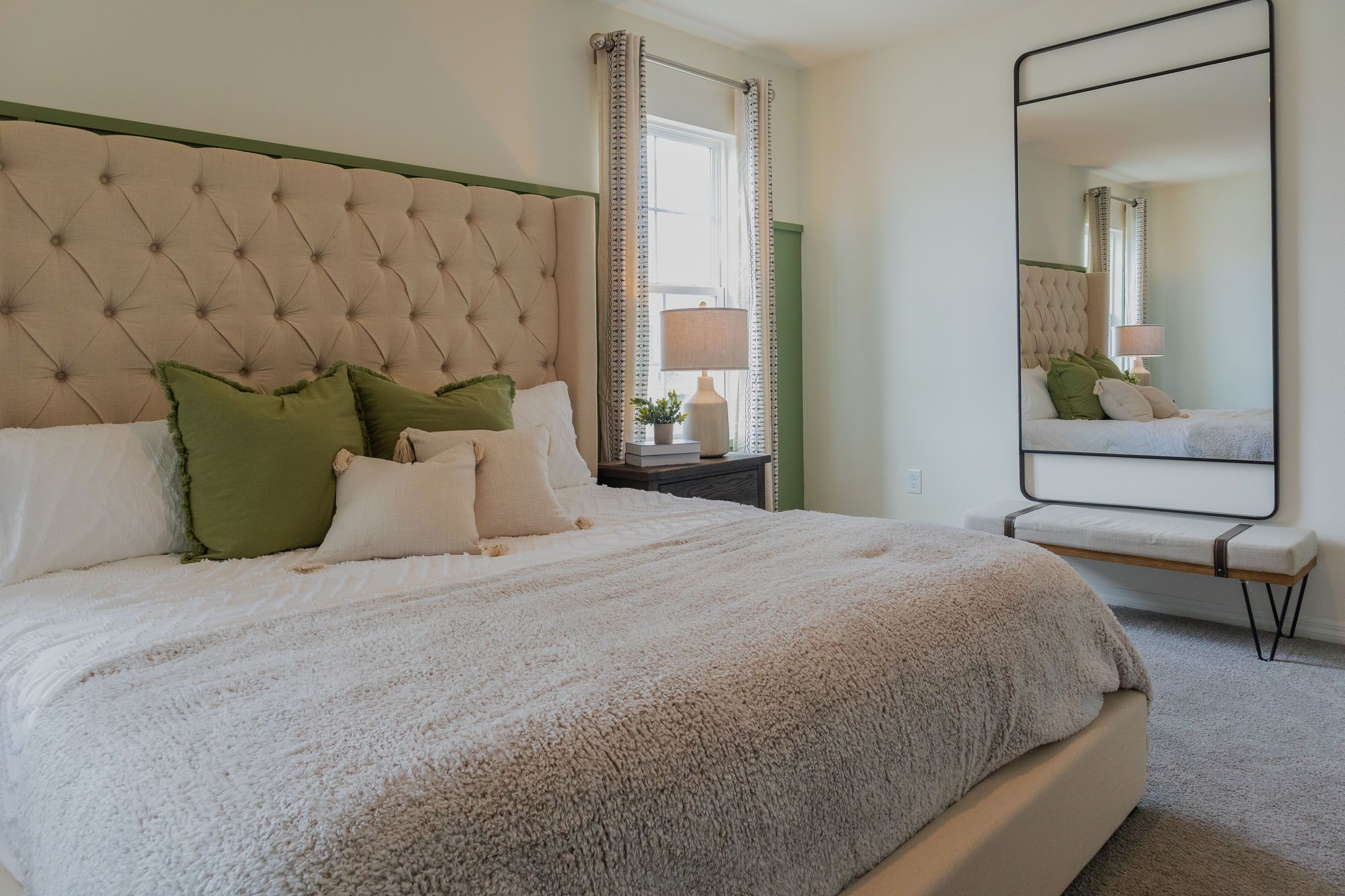 Couple cuddles on couch