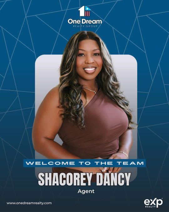 Shacorey Dancy, new agent joining One Dream Realty Group at eXp Realty
