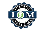 IOM International Organization for Migration logo featuring a globe and laurel wreath