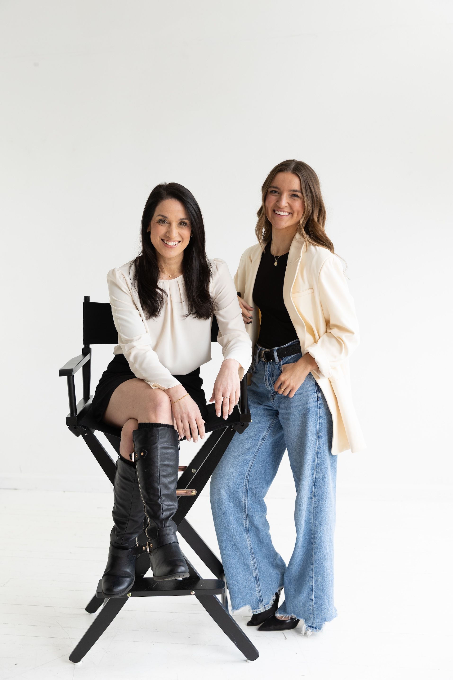 team photo in industrial office