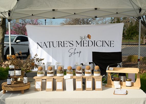 Fresh organic produce on display at the farmers market