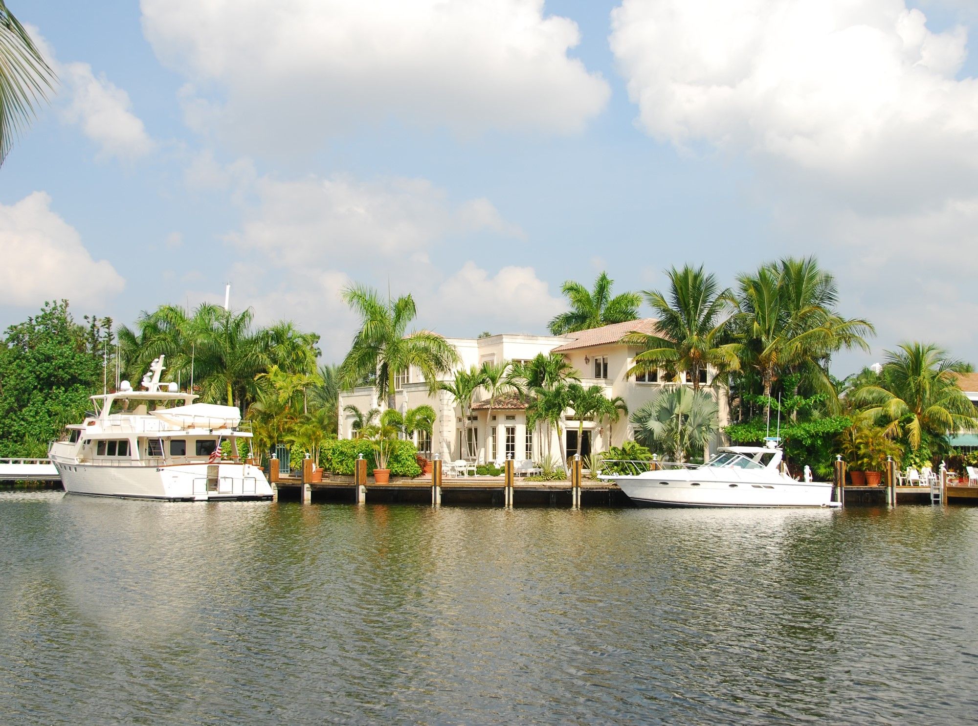 Family views home