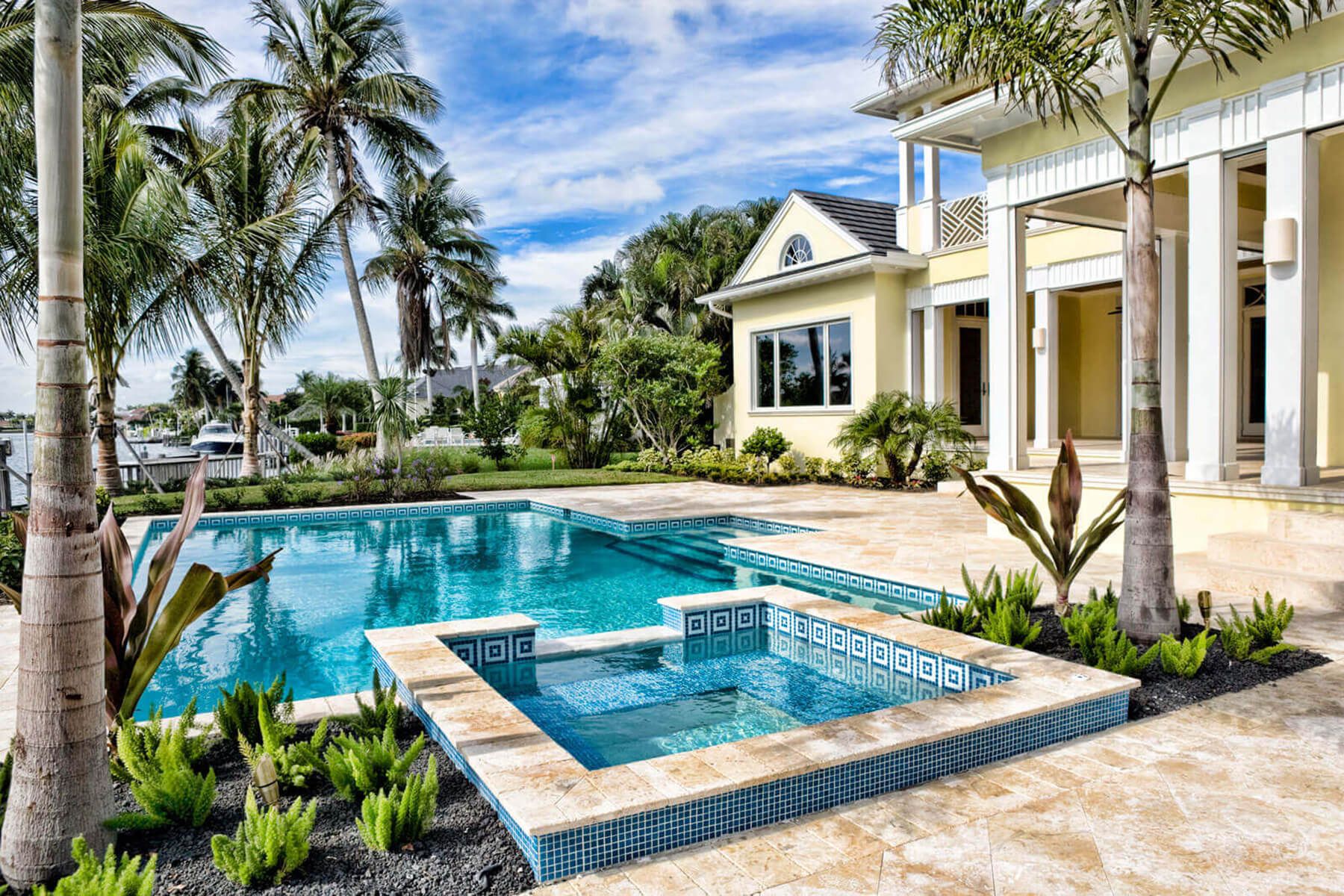 Family views home