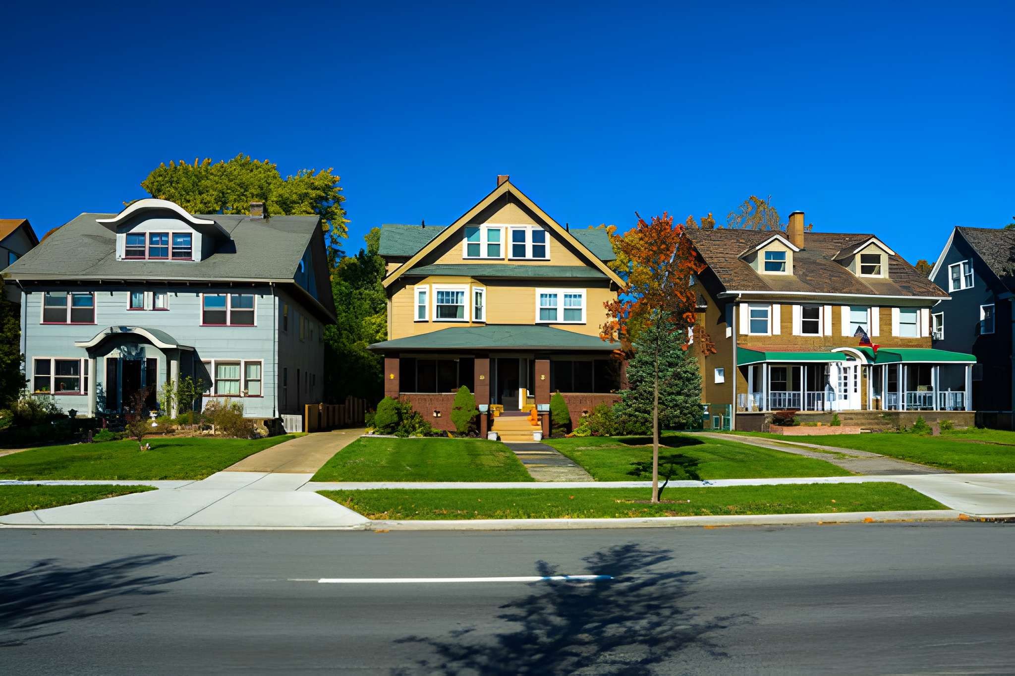 Exterior of a single-family home for sale in Cuyahoga County