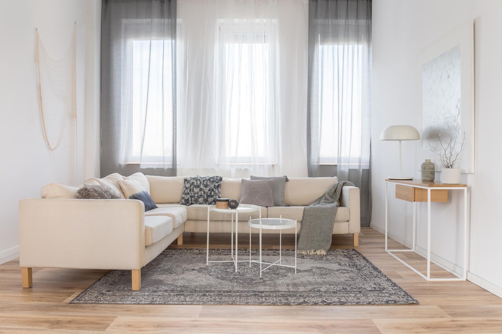 beige couch