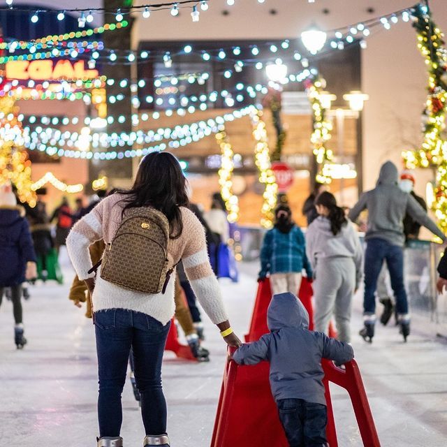 Enjoy The Winter Wonderland At Atlantic Station