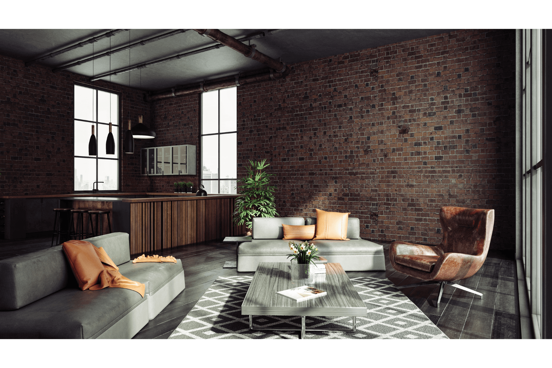 Agent house tour with couple