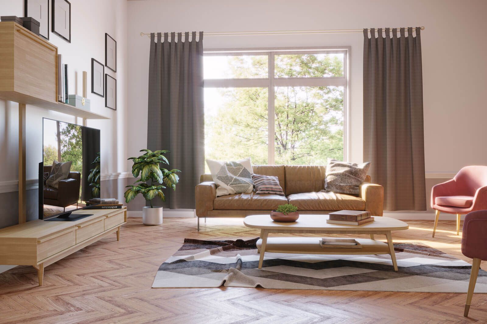 Agent house tour with couple