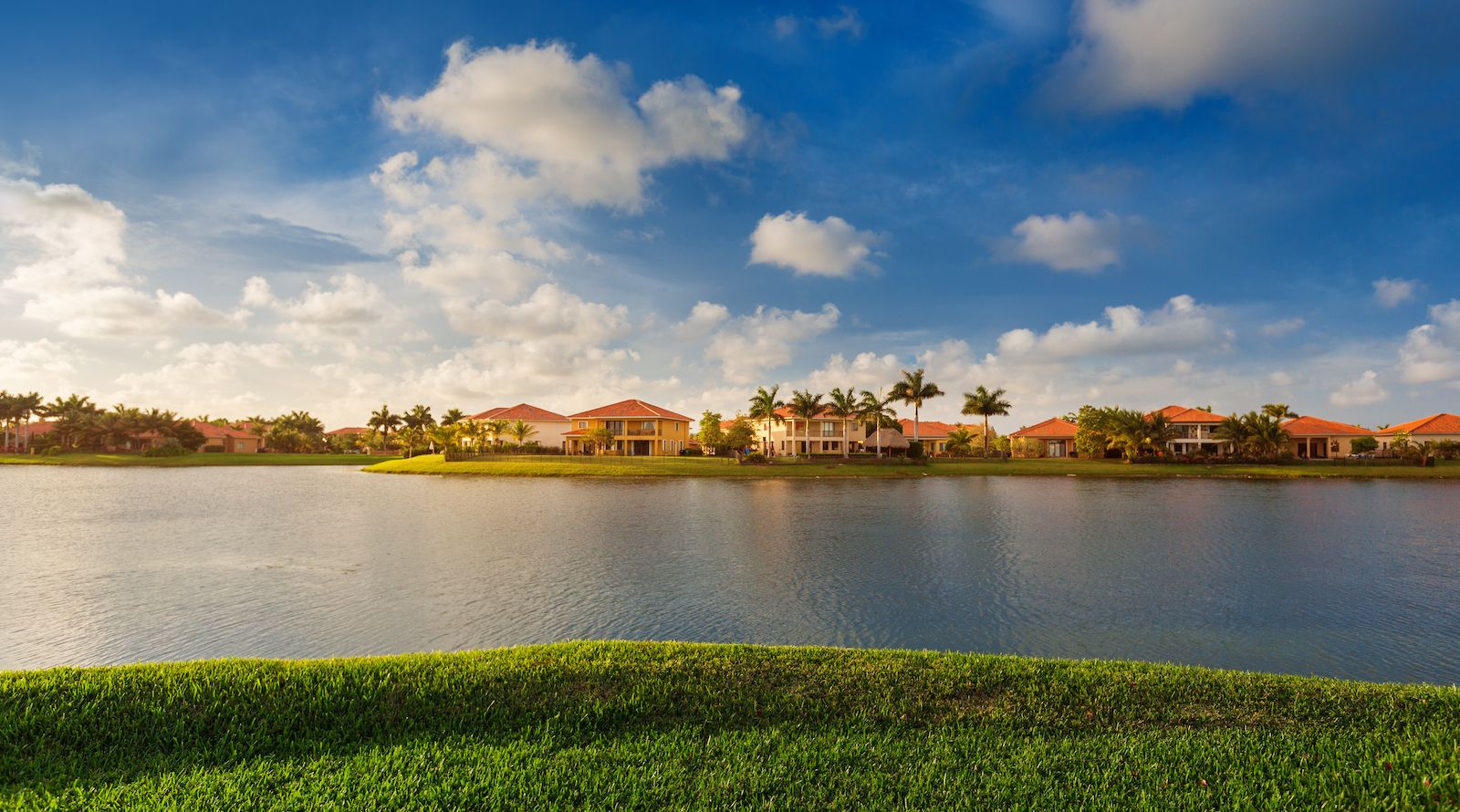 Family views home