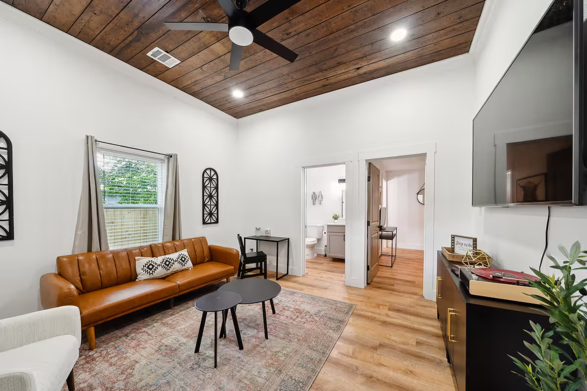 living room of rental