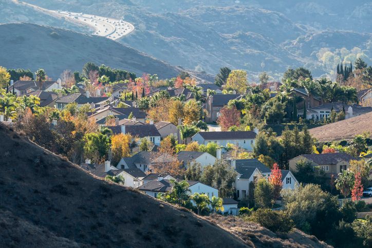 Chino Hills area map