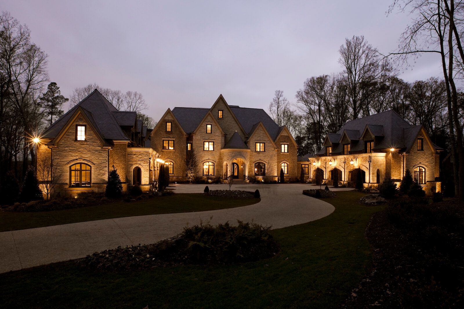 Family views home