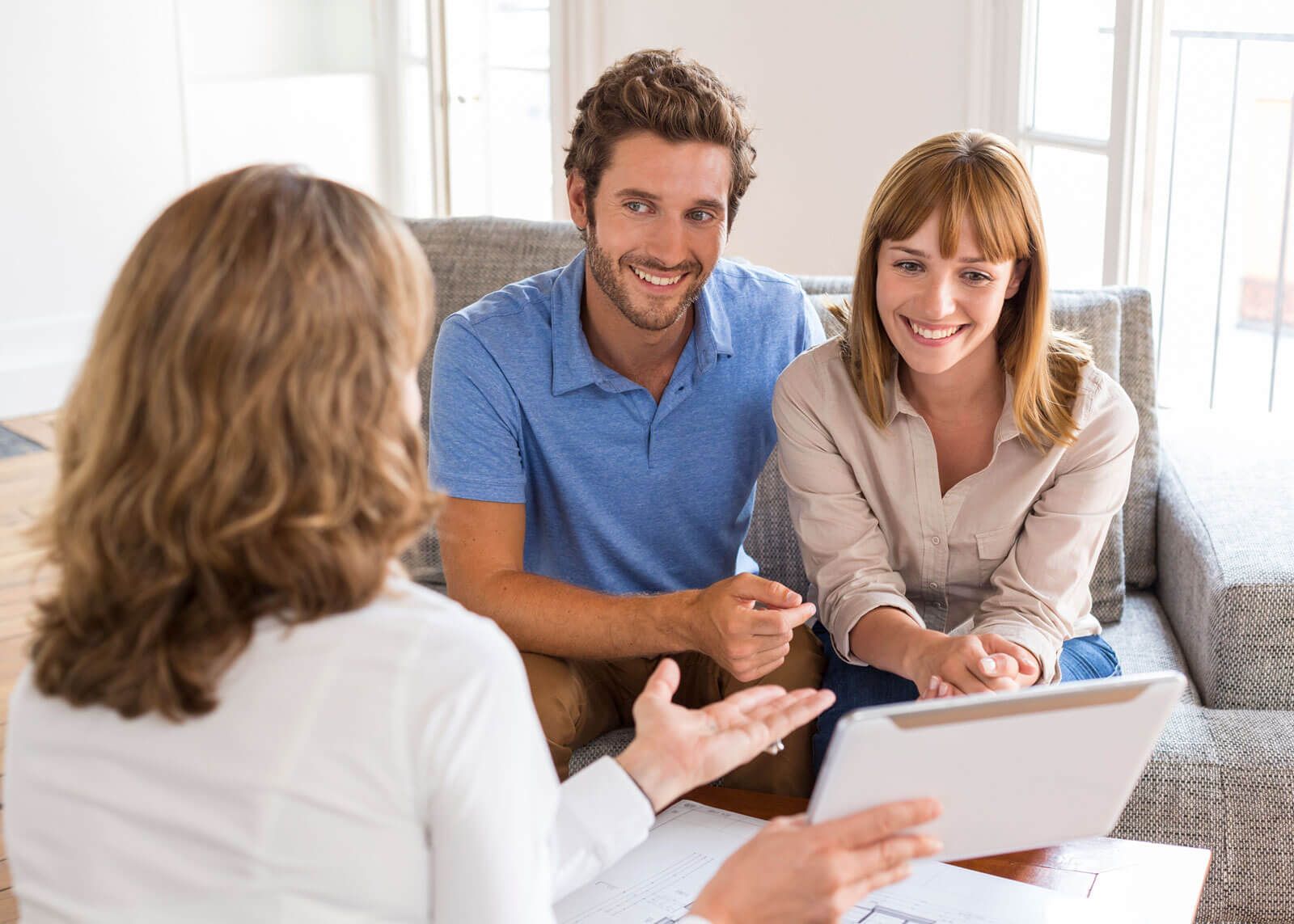 Agent helps couple with paperwork