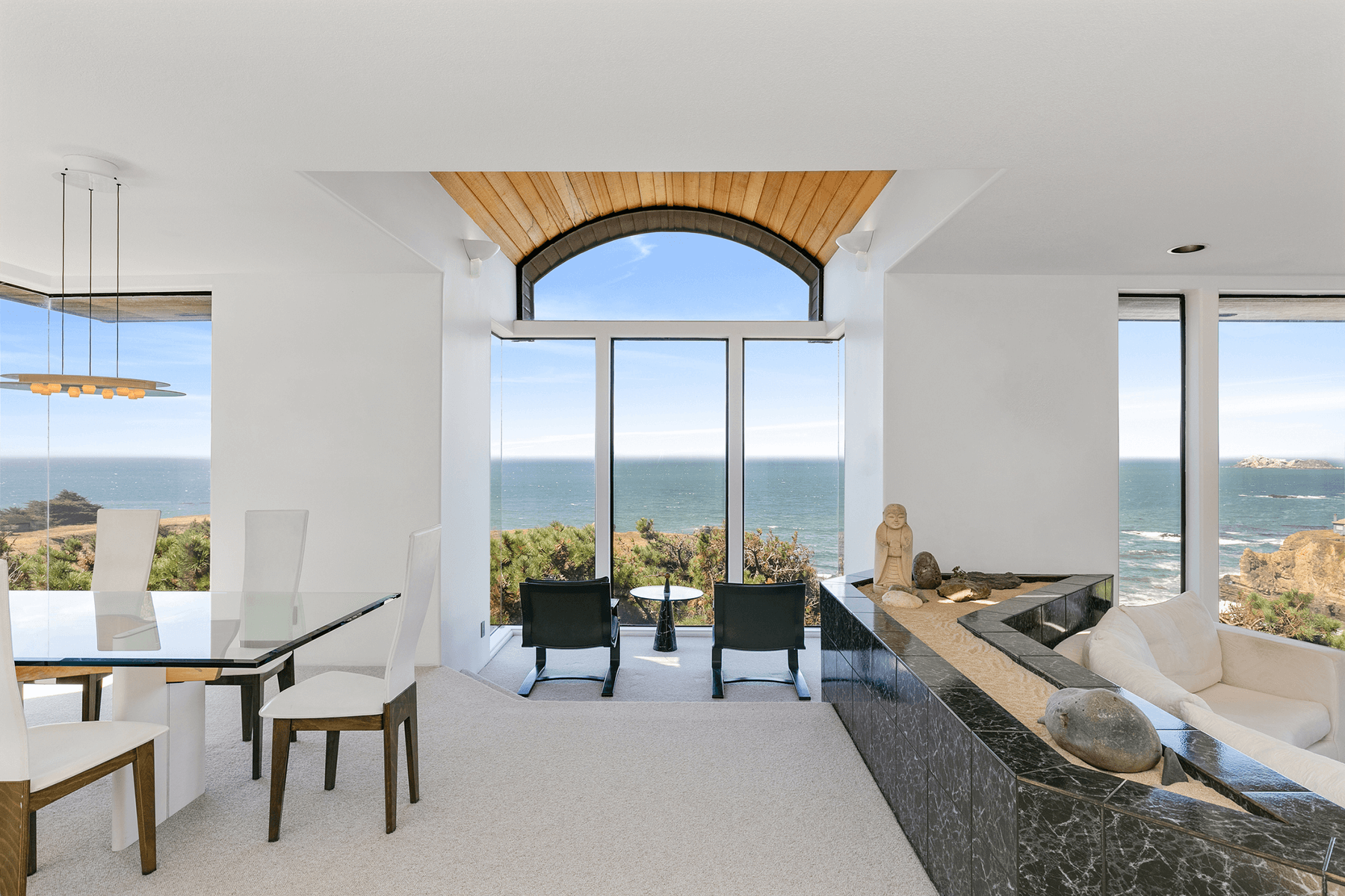 Family views home