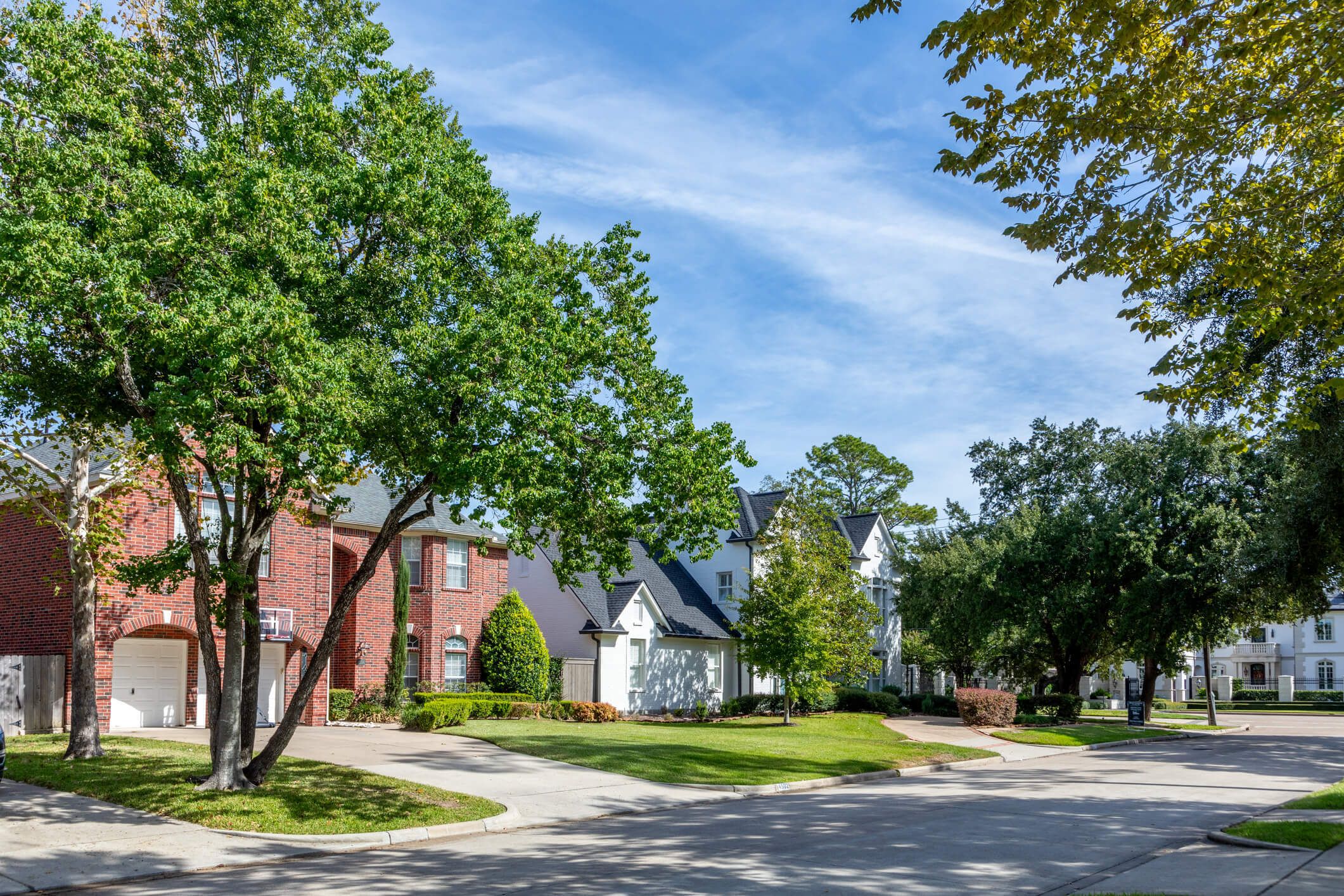 Family views home