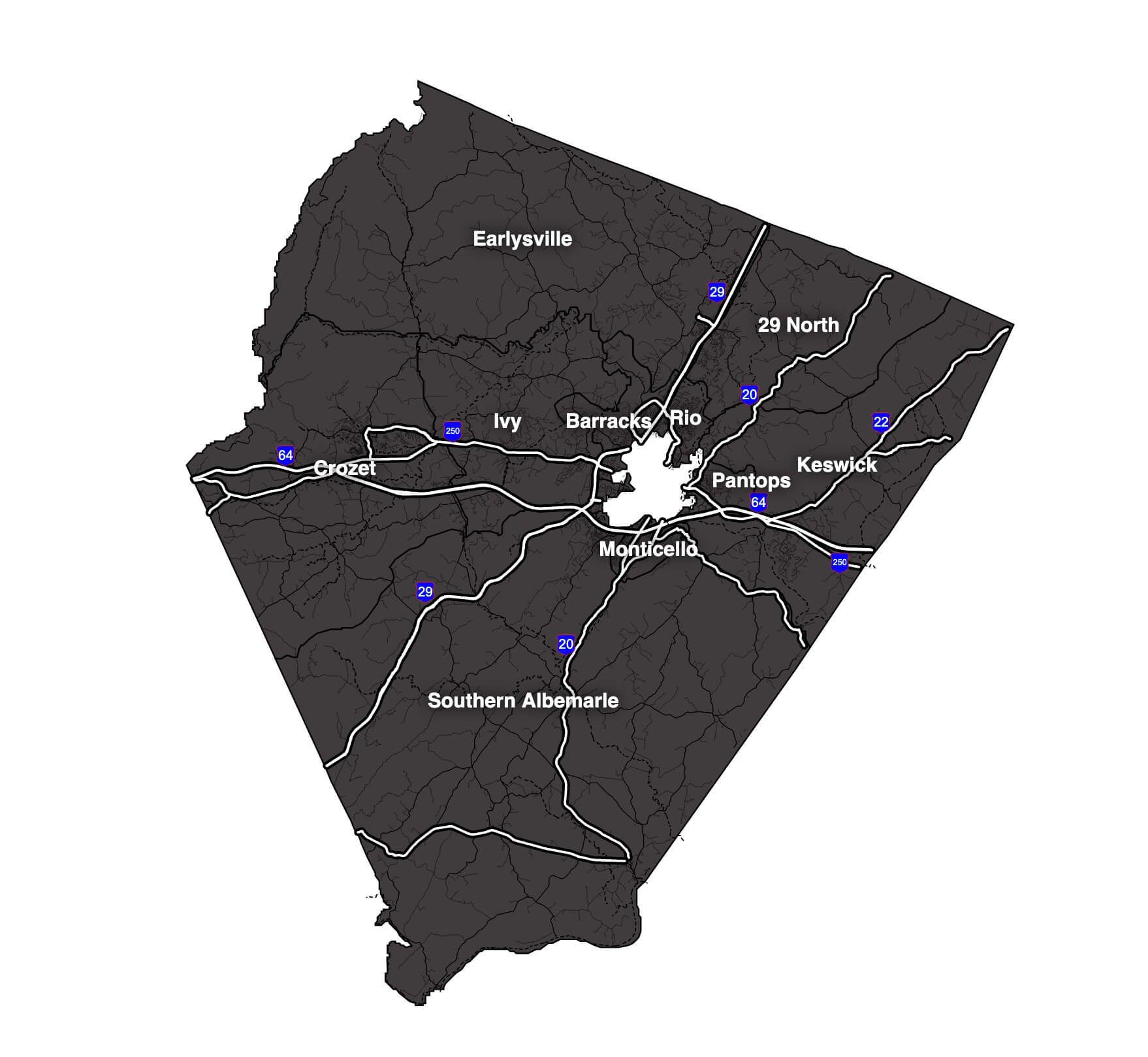 Albemarle Map