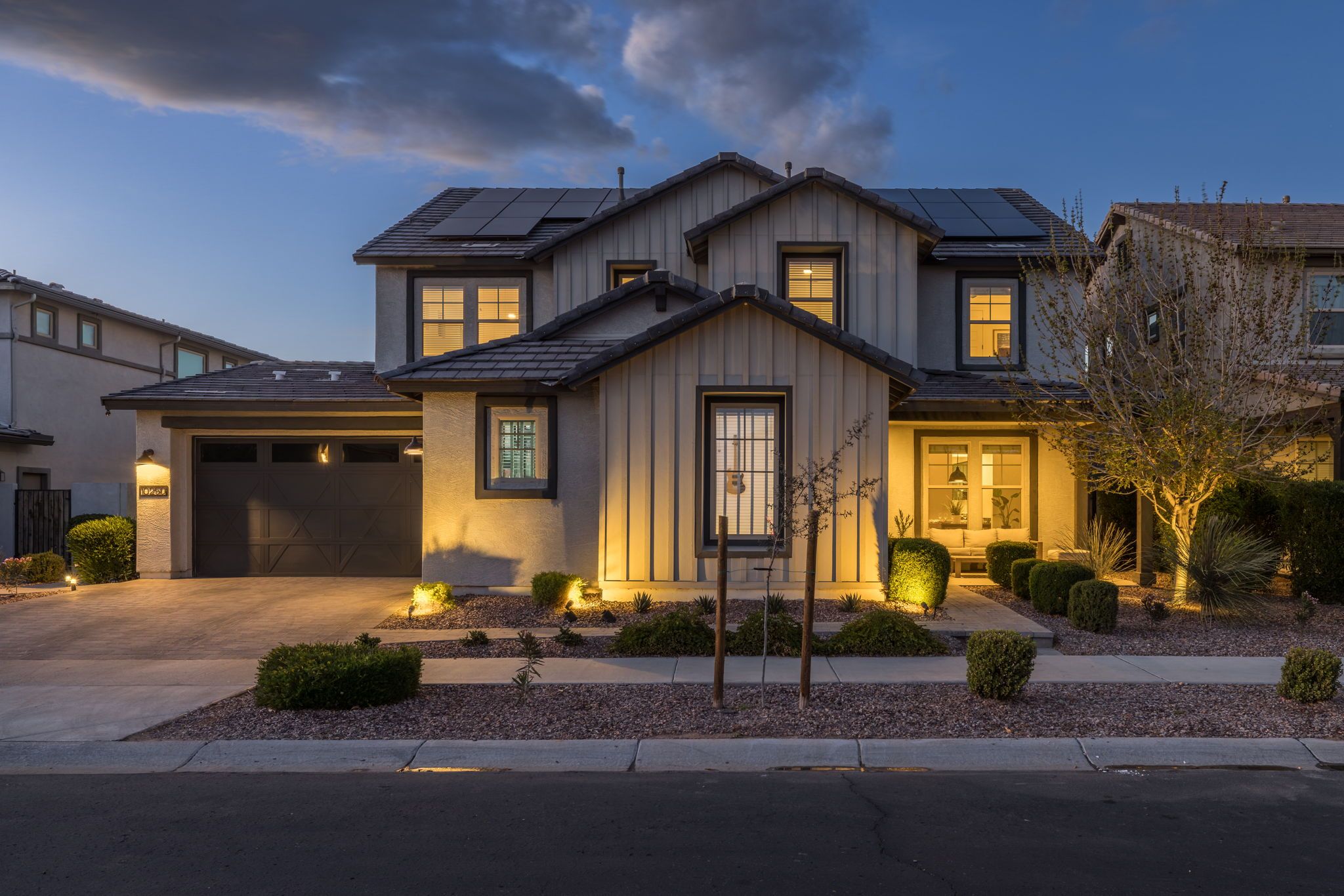 Agent house tour with couple
