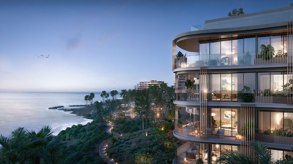 Family views home