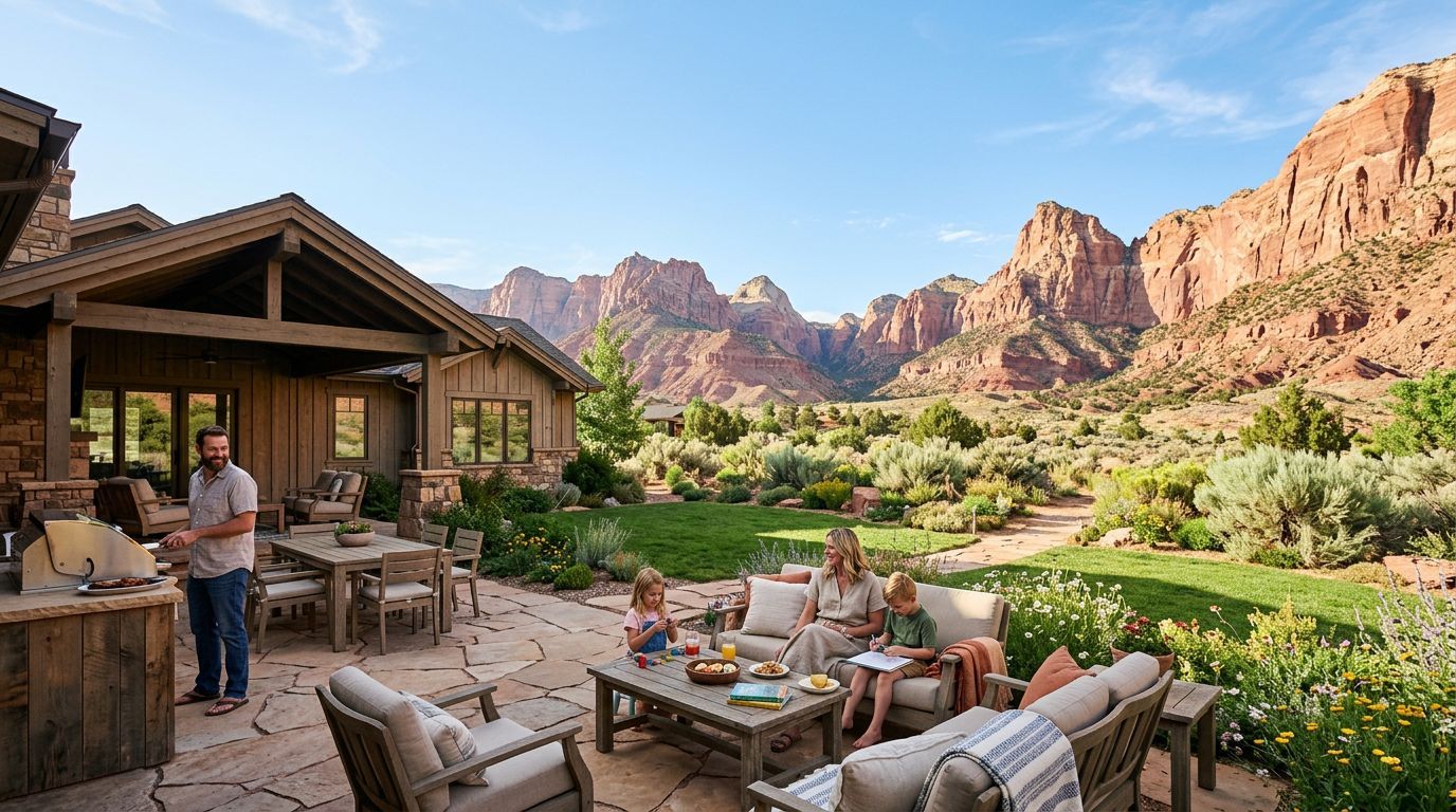 The Red Rock Rush: Wide-Angle Perspective