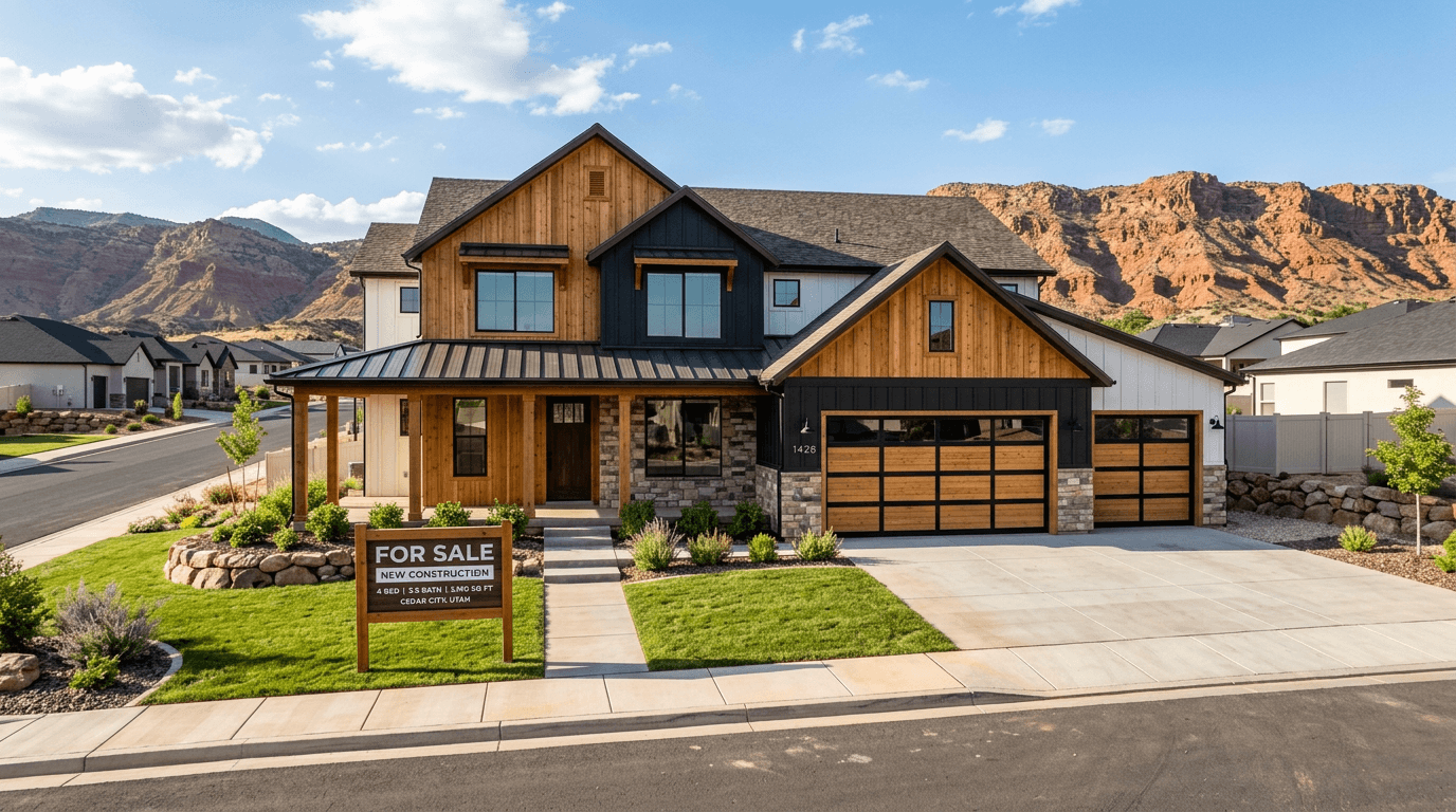 Brand New Modern Home Build for Sale in Cedar City