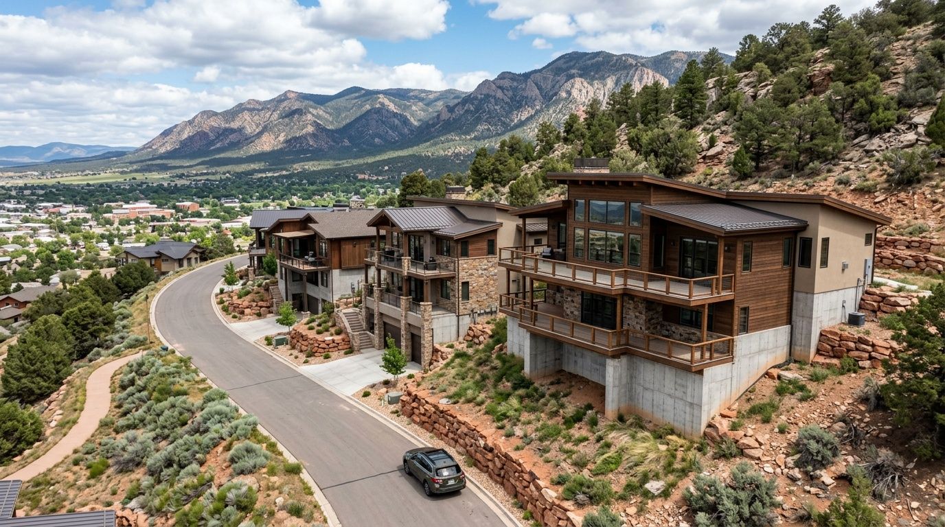 Cedar City Homes for Sale on a slope