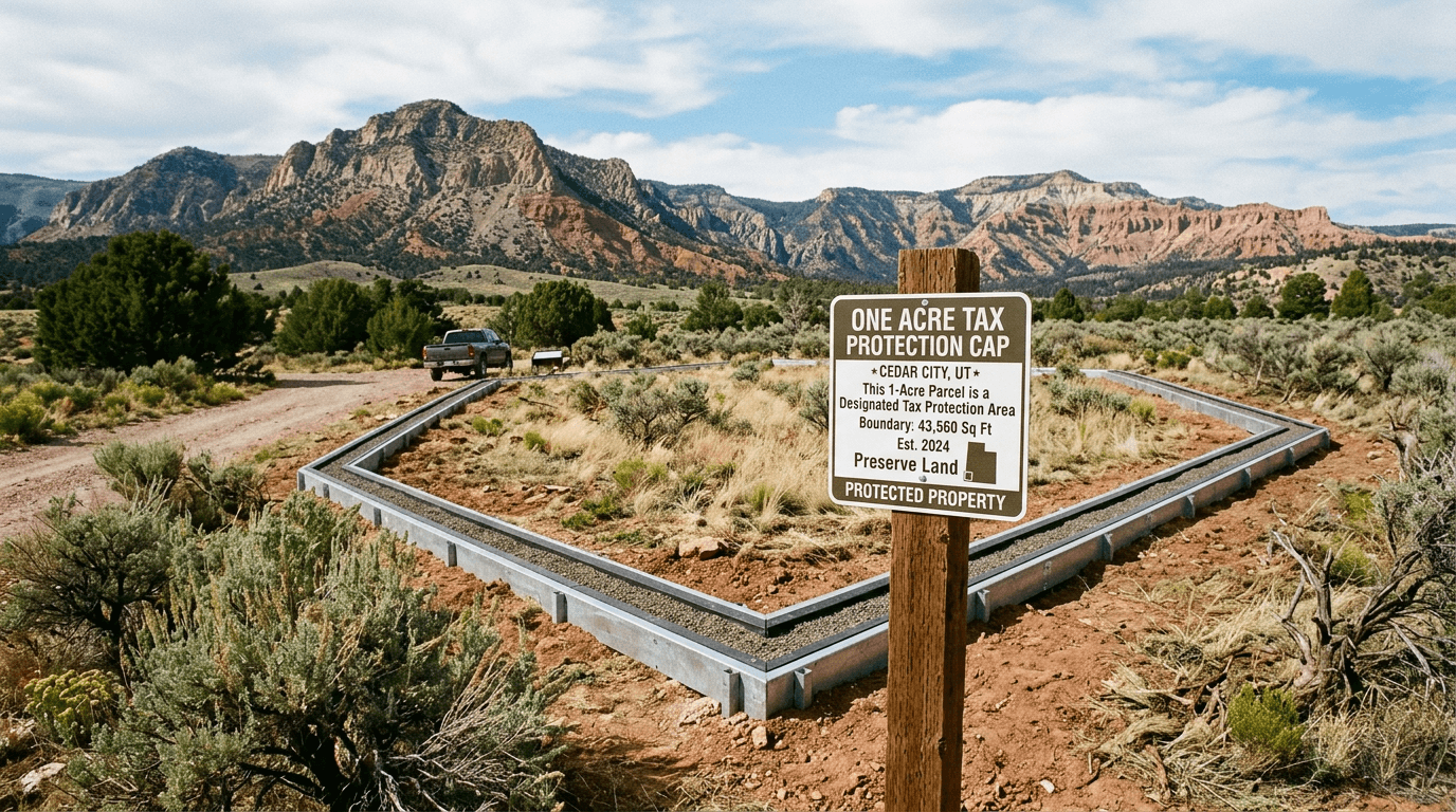 One Acre Property Boundaries for Residential Tax Limits
