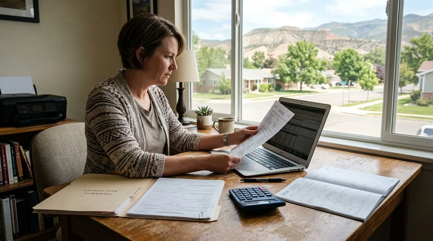 Mountain lodge property representing residential property assessments in Iron County