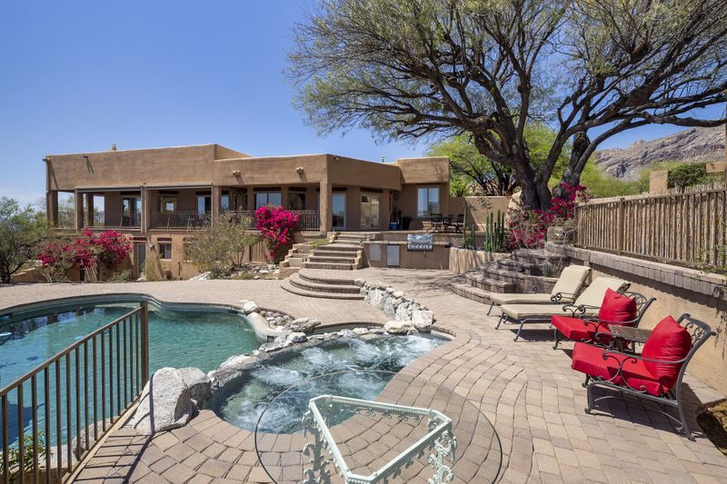 two story home with 2 car garage