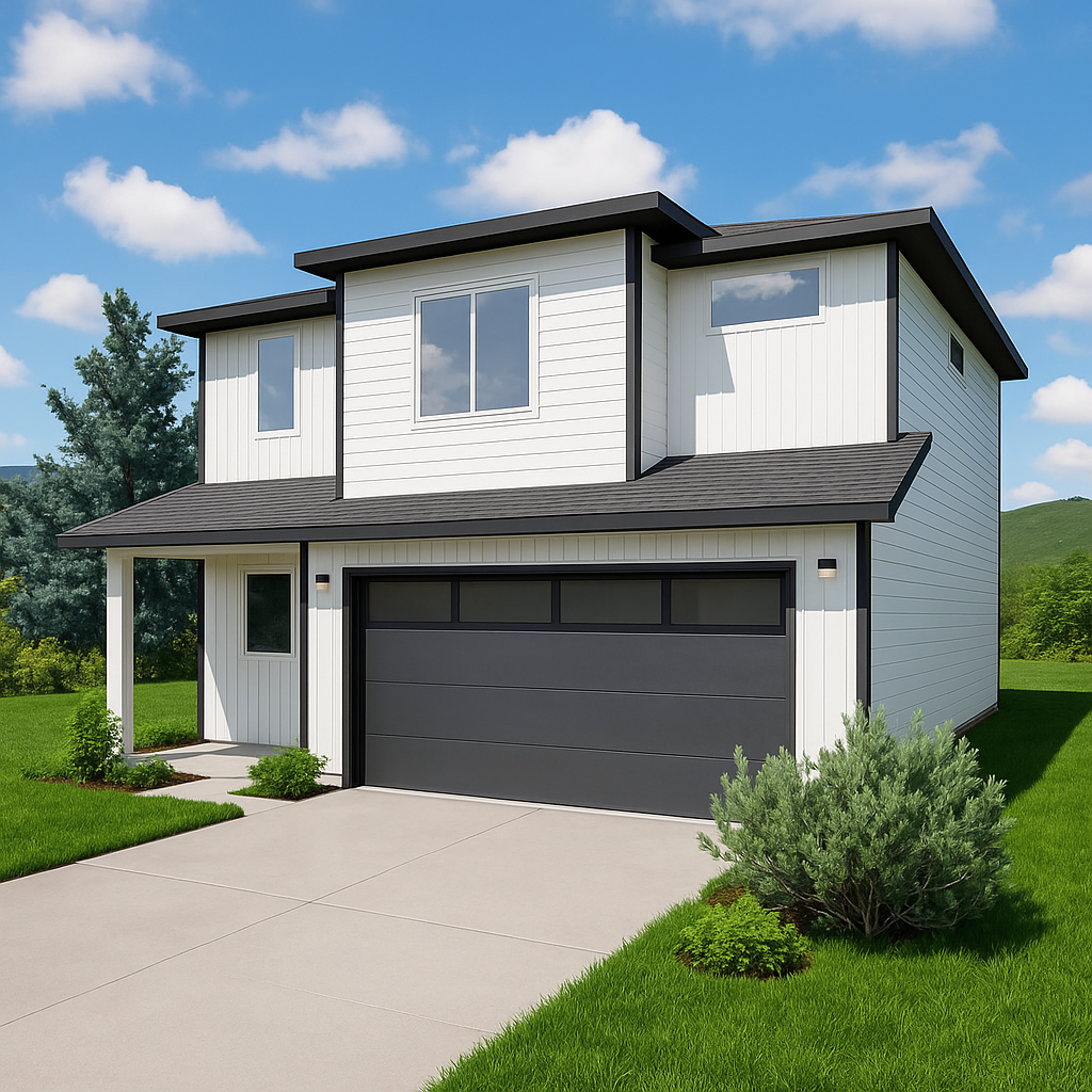 bright interior of living room in house