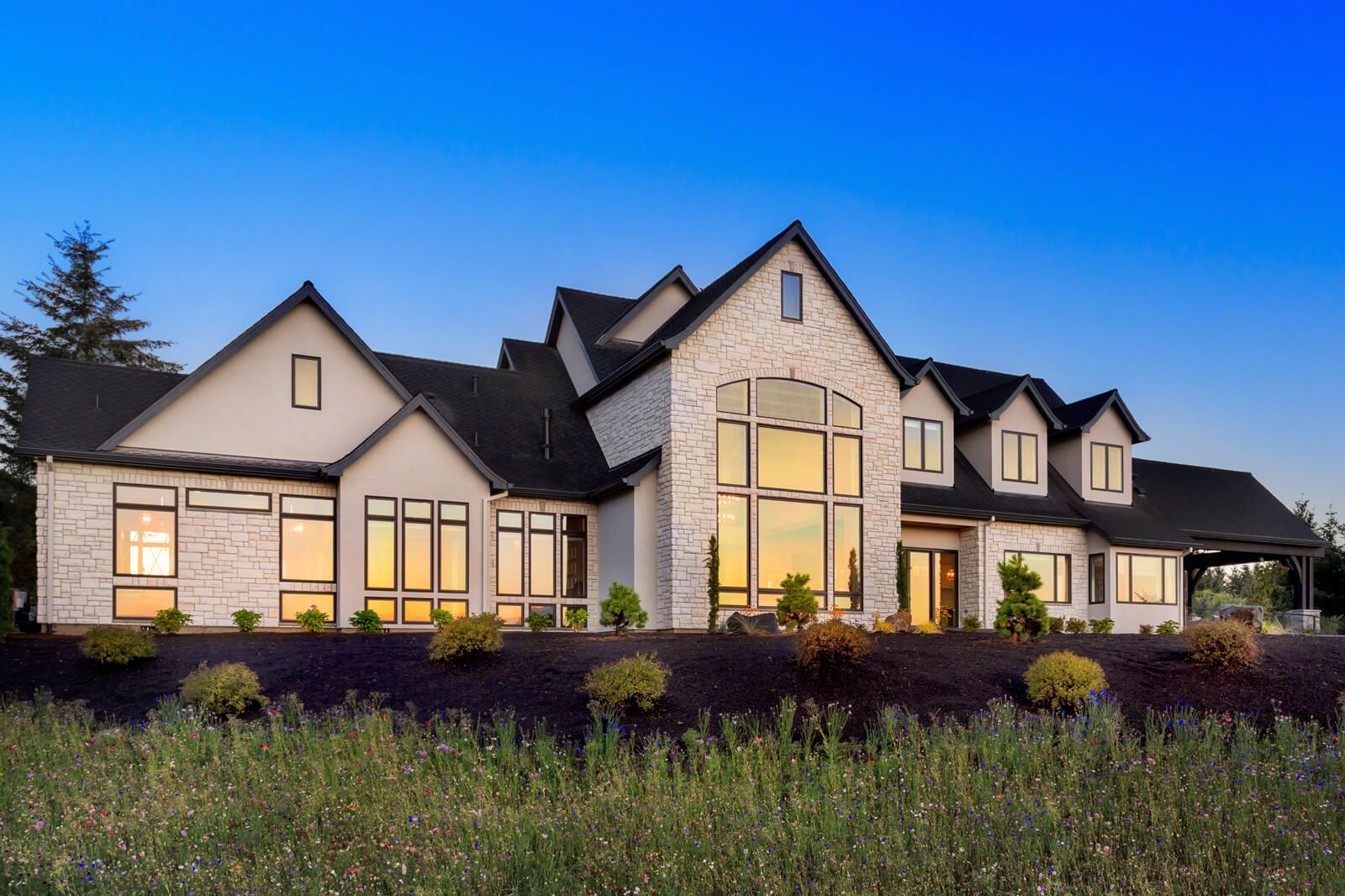 team photo in industrial office