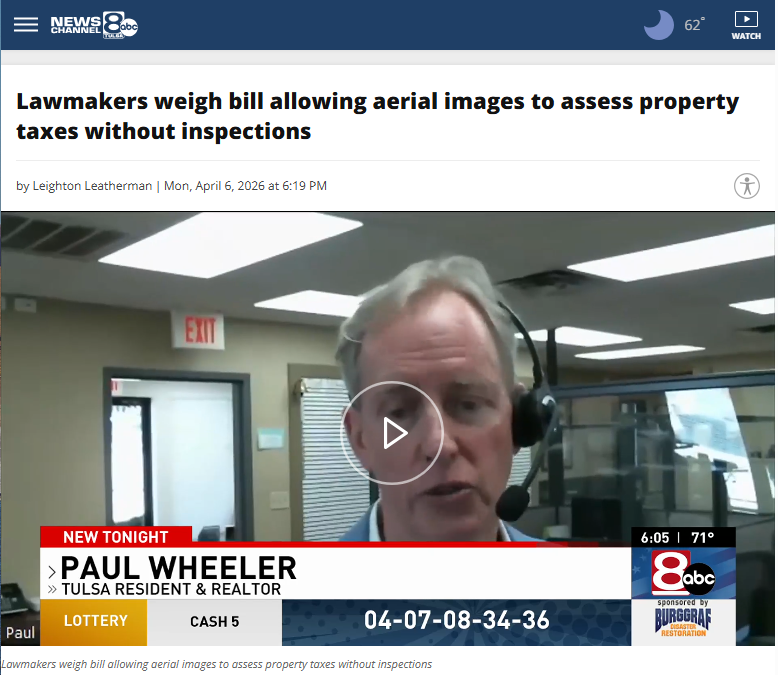 Paul Wheeler's take on a bill to allow arial images for assessments