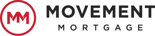 Movement Mortgage logo featuring a red