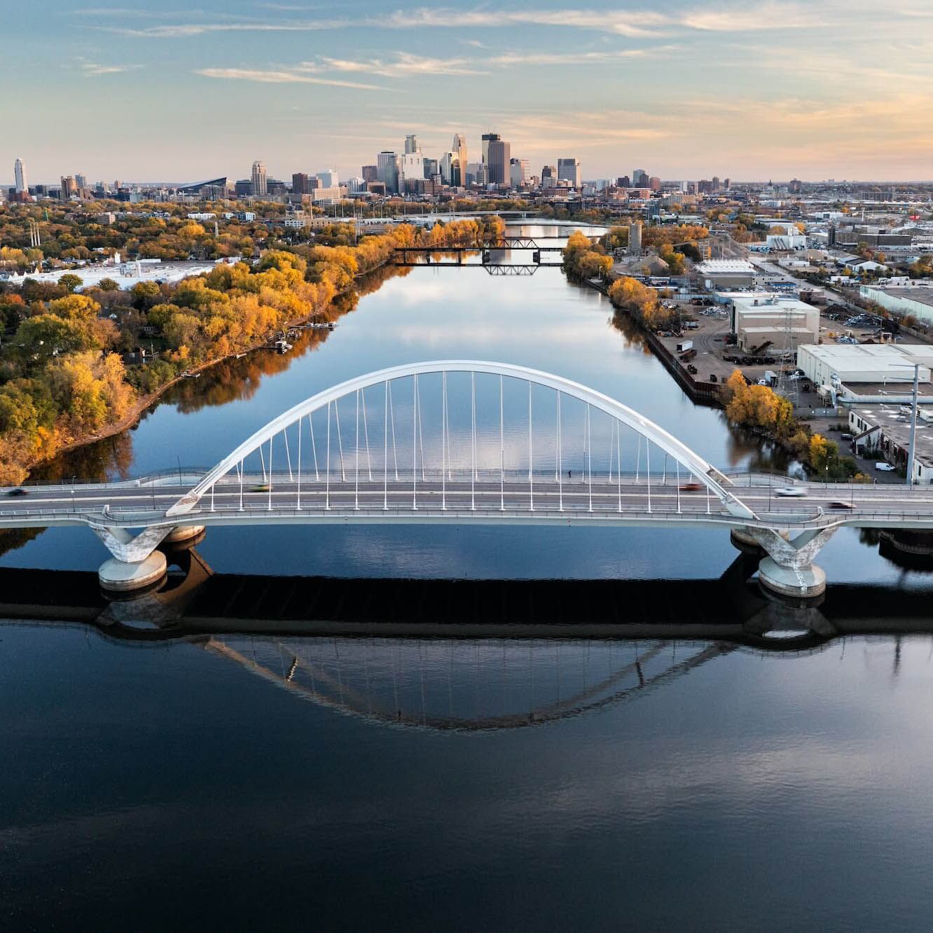 bridge in Minneapolis