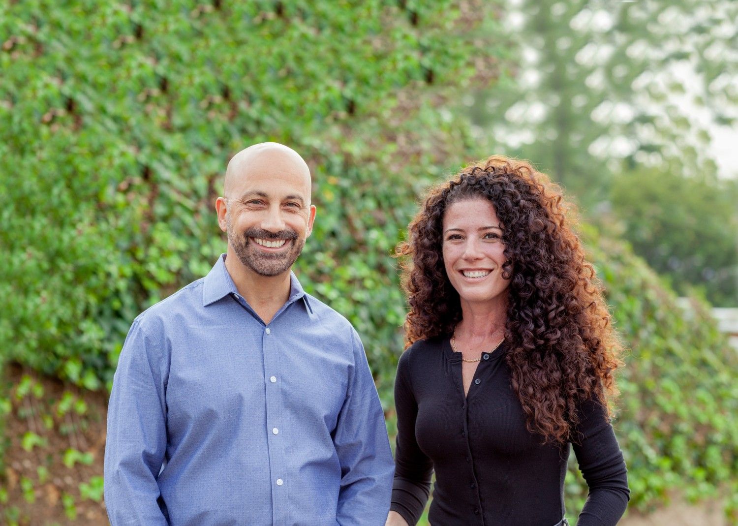 team photo in industrial office