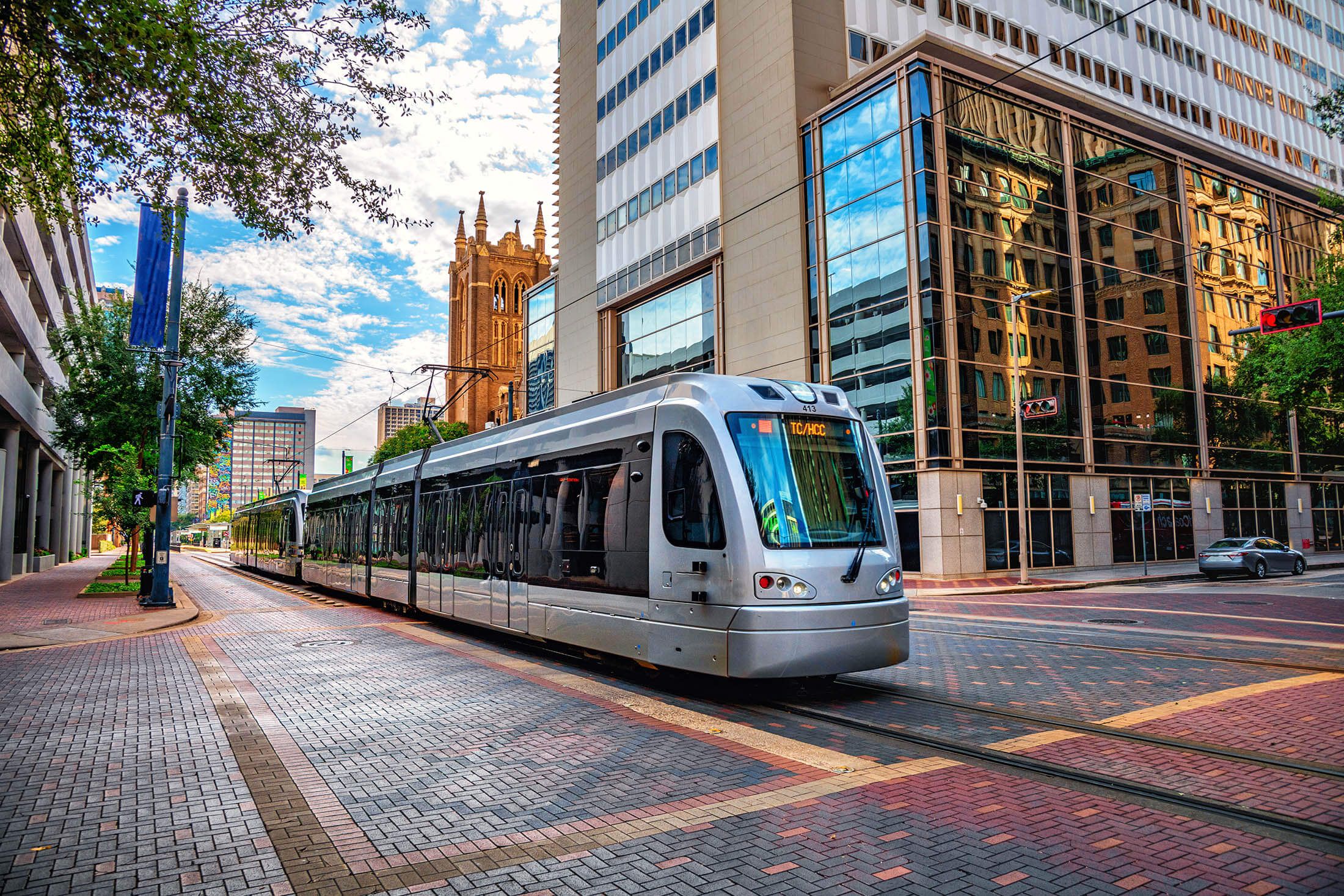 light rail in Houston