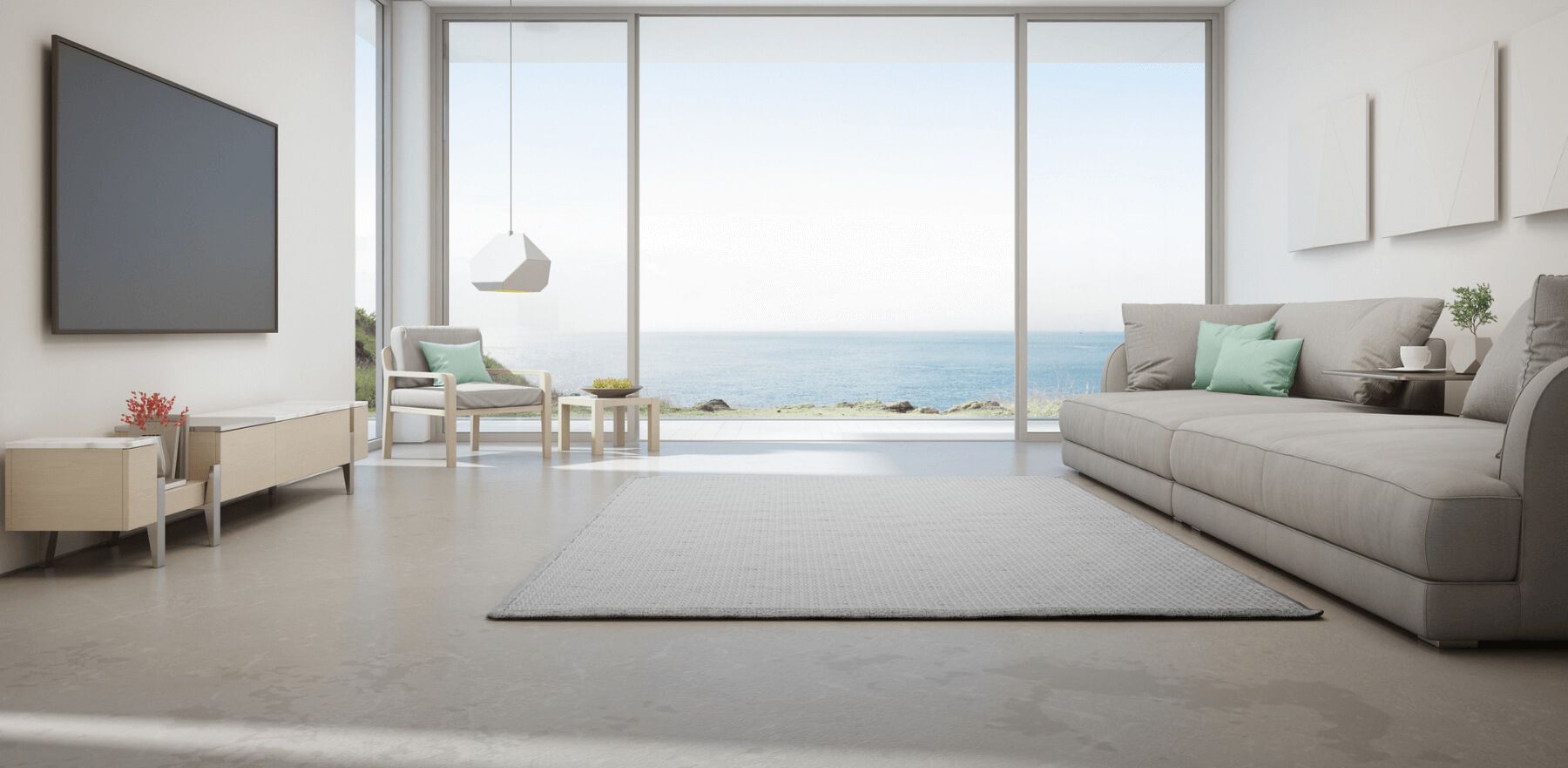 Agent house tour with couple