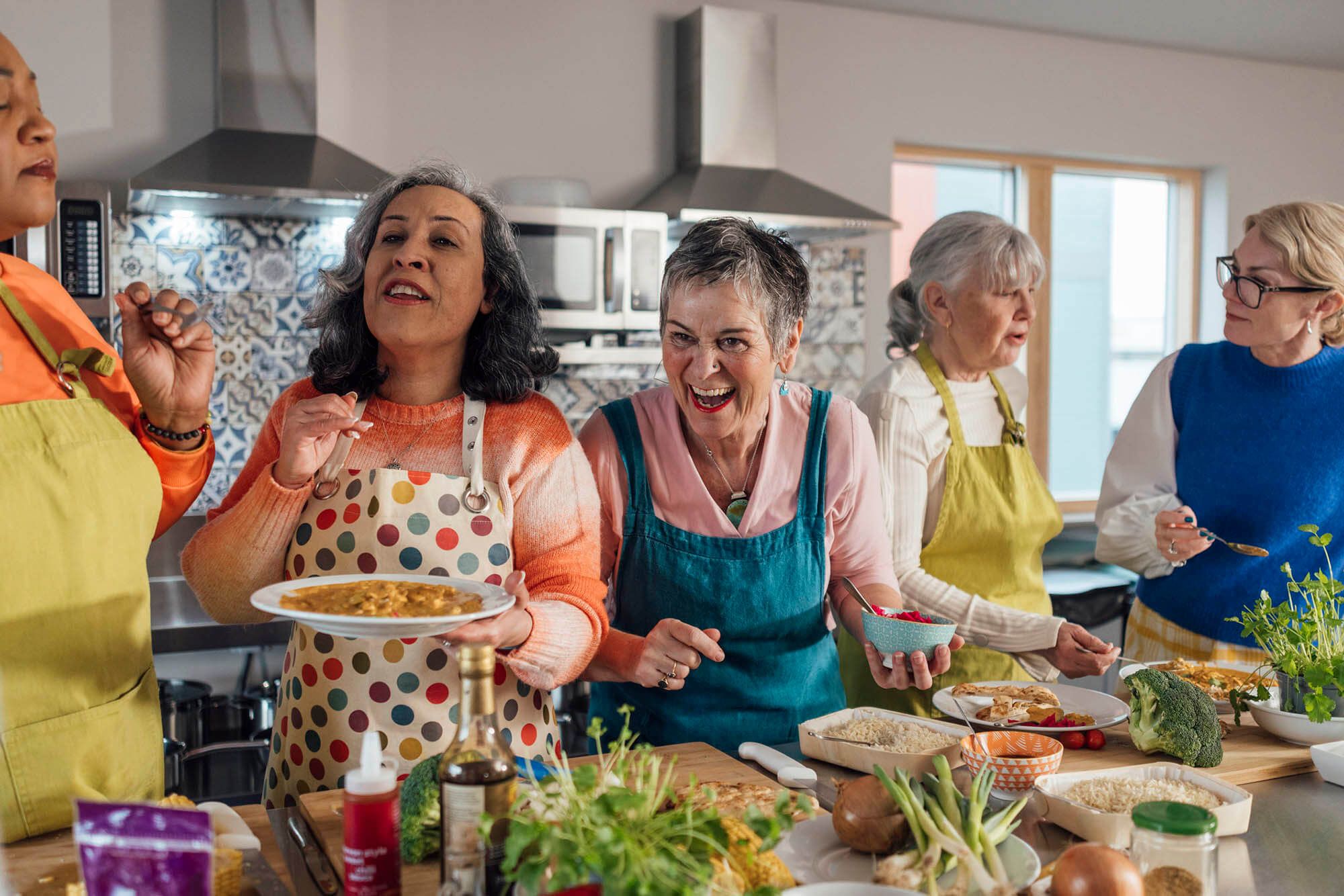 woman taking photo with camera